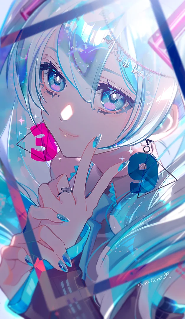 初音未来,插画,画师,像素,转载,P站,图集,高画质