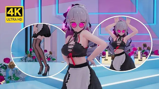 ?女仆装的大鸭鸭好帅！?