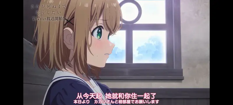 与你相恋到生命尽头,与你相恋到世界尽头,动画,动漫,番剧,百合,二次元,ACG