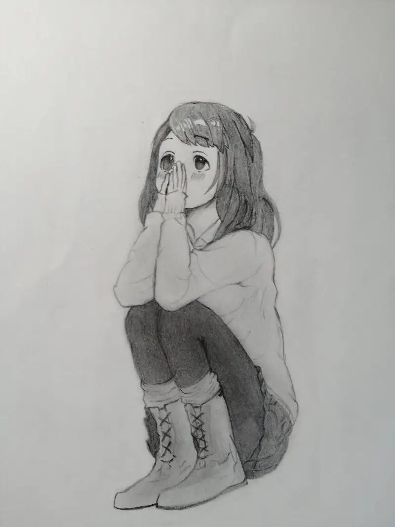分别是第二次和第三次画人物ԅ(¯﹃¯ԅ)