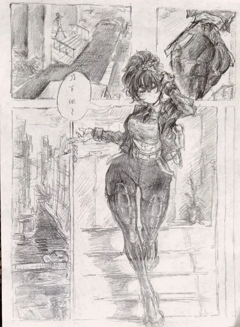 漫画,整活