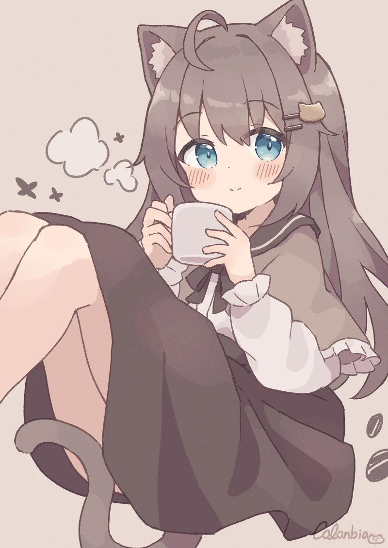 pixiv,二次元,猫咪,壁纸,绘画