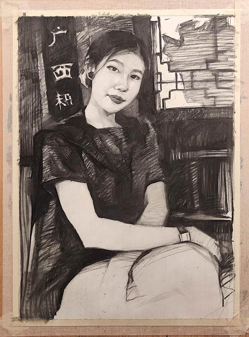 练笔,绘画,手绘,速写,速涂,摸鱼