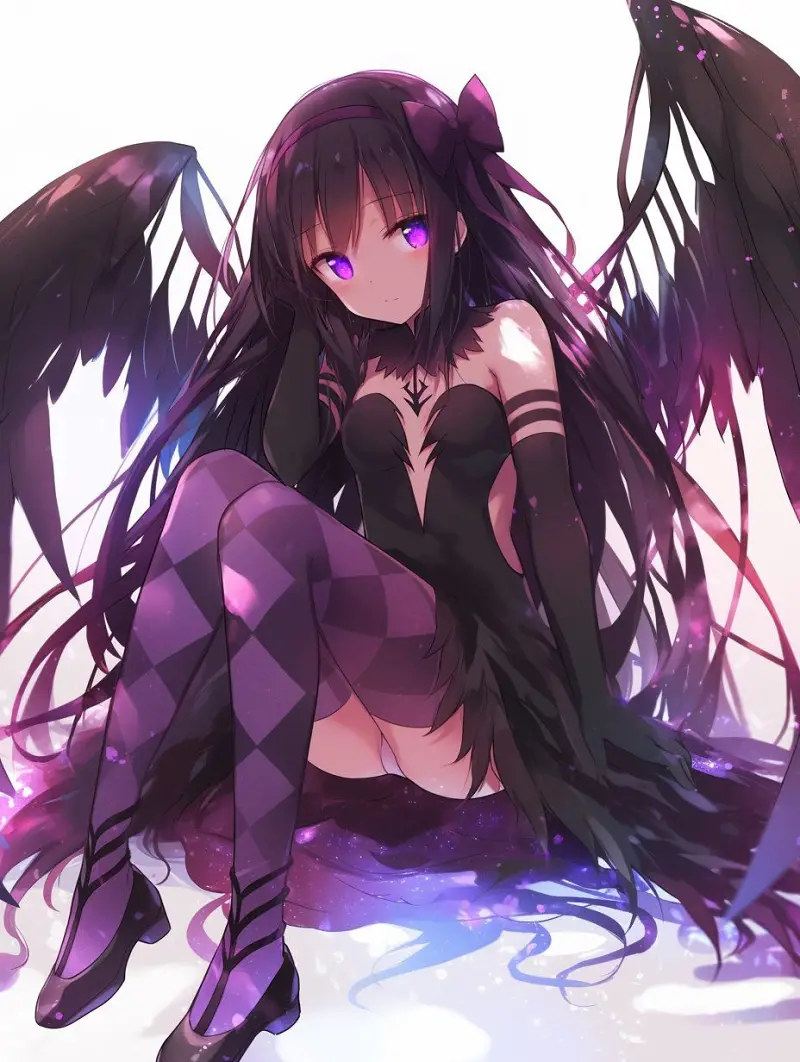 魔法少女小圆,魔圆,魔法少女,晓美焰,晓美炎,焰魔,动漫壁纸,动漫美图,美图,壁纸,绘画,插画,推特