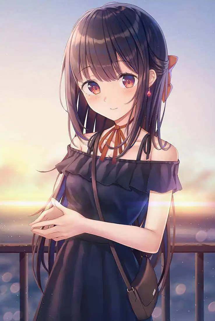 动漫专区,M站美图,黑长直,白毛,初音未来