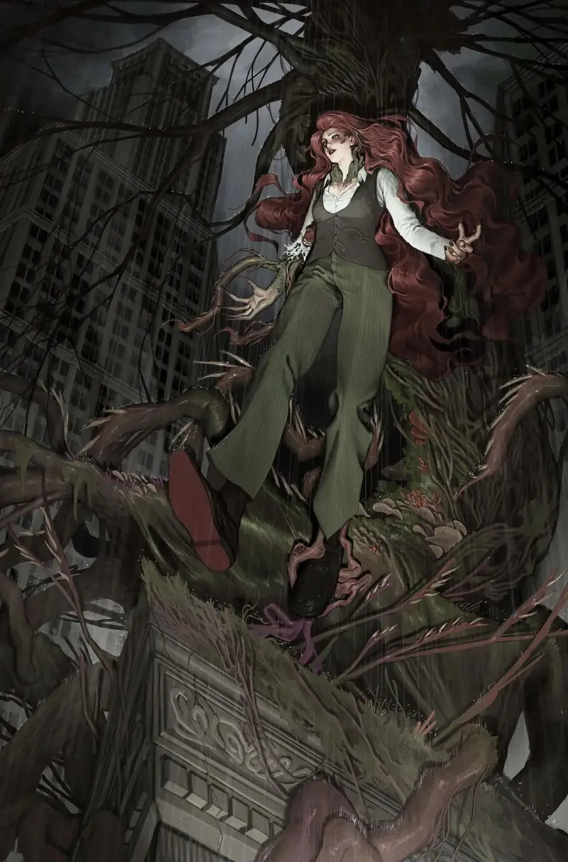 DC,DC漫画,美漫,漫画,动漫,超级英雄,ACG,蝙蝠侠,毒藤女,绘画
