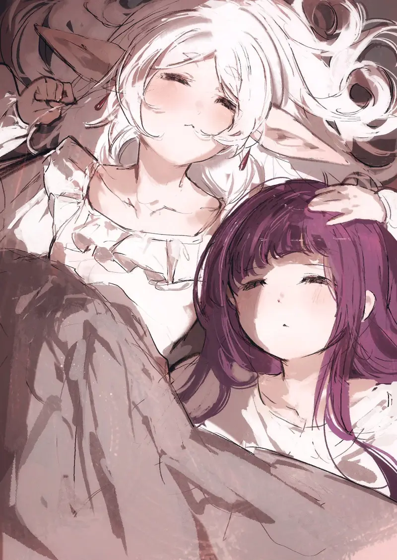 葬送的芙莉莲,芙莉莲,菲伦,动漫壁纸,动漫美图,美图,壁纸,绘画,二次元美图,二次元壁纸