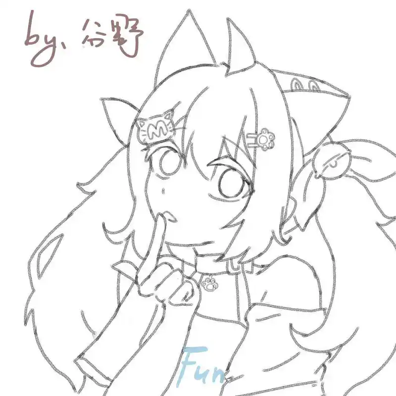绘画创作,站娘,喵奈酱,M站拜年祭