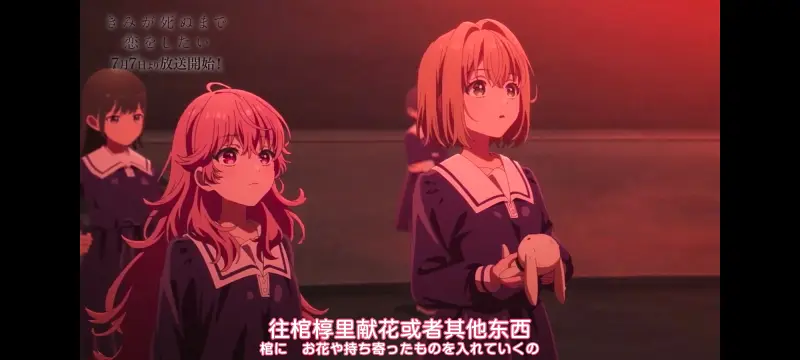 与你相恋到生命尽头,与你相恋到世界尽头,动画,动漫,番剧,百合,二次元,ACG