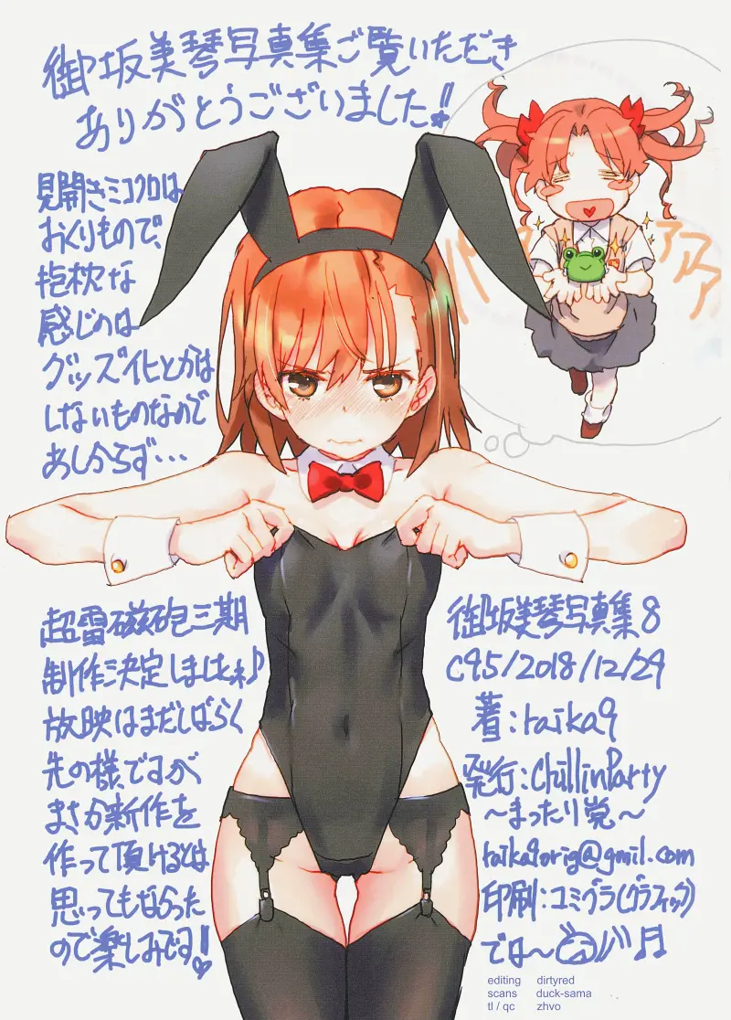 御坂美琴,Raika9,C95,同人志,炮姐,某科学的超电磁炮