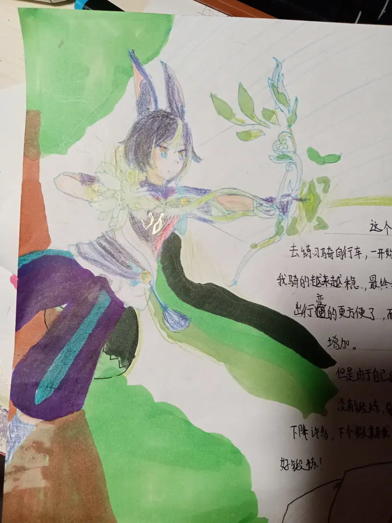 绘画创作,动漫,原神