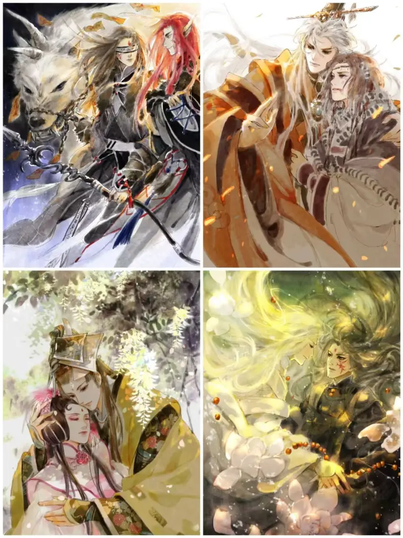 同人,布袋戏,绘画创作