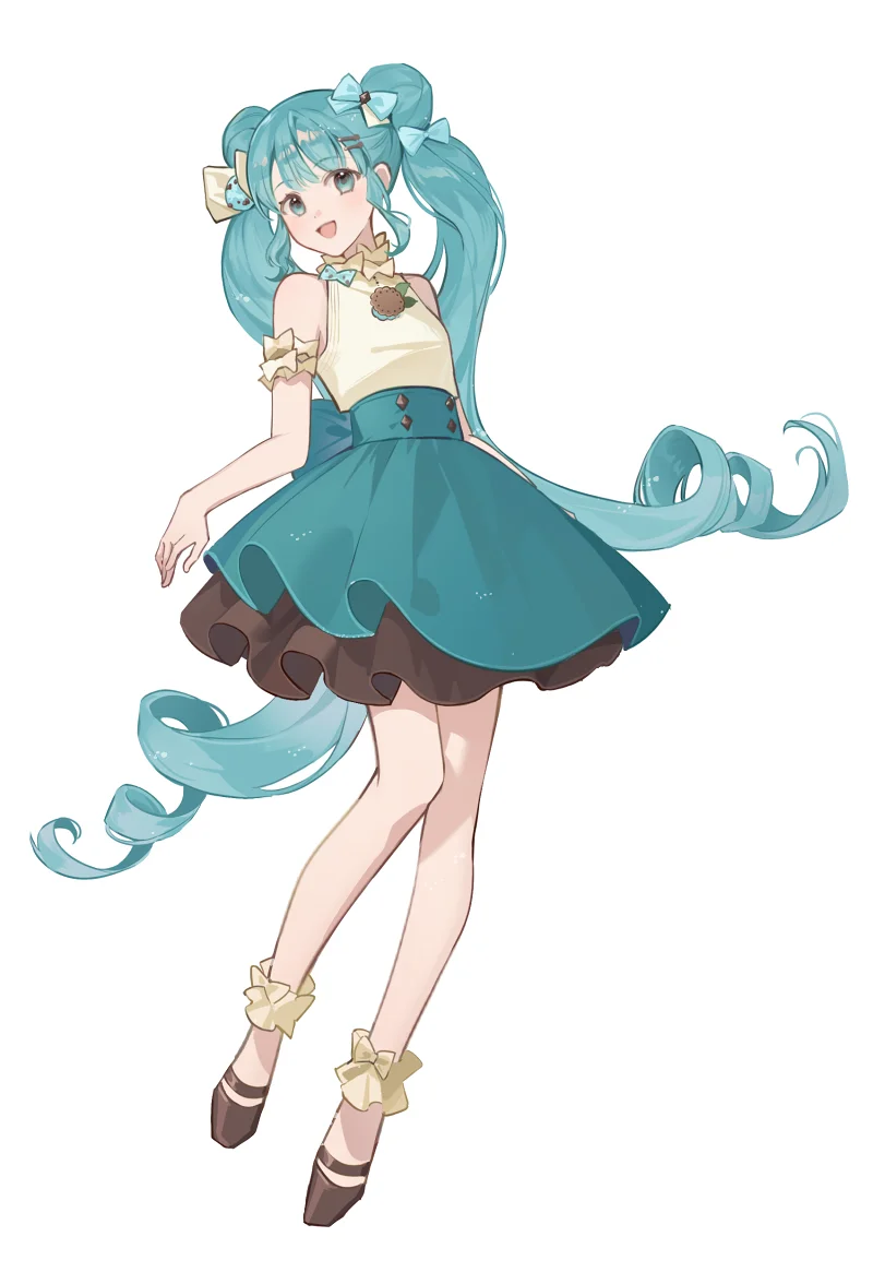 初音未来,临摹,绘画