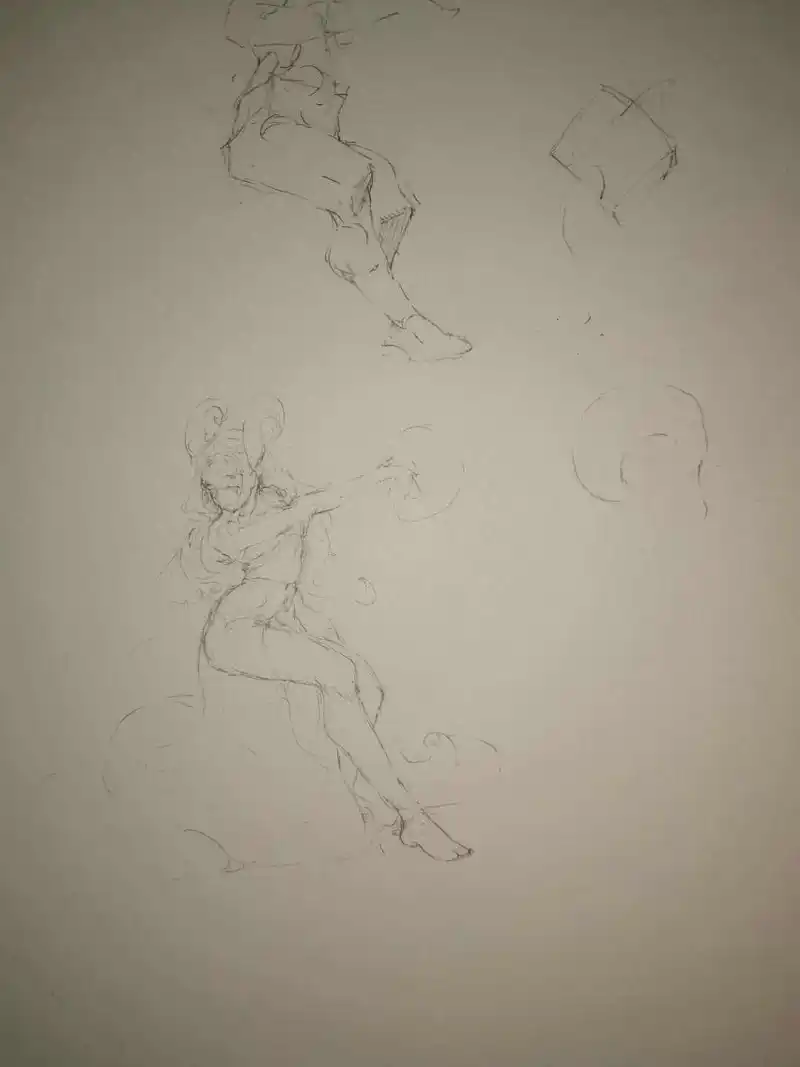 绘画创作,人体