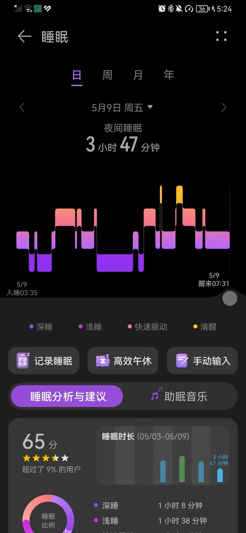 睡眠建议