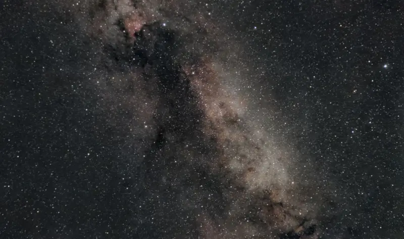 天鹅座与织女星与银河