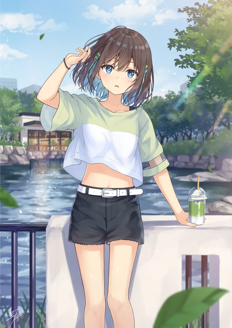 pixiv,二次元,绘画,壁纸,美少女,咪咪攘攘我们的周年庆