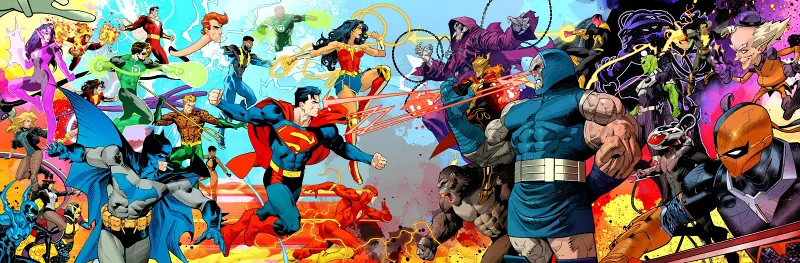 DC,游戏,RPG,RPG游戏,ACG,绘画,超级英雄,正义联盟,美图,壁纸