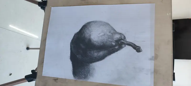 闲聊茶馆,素描
