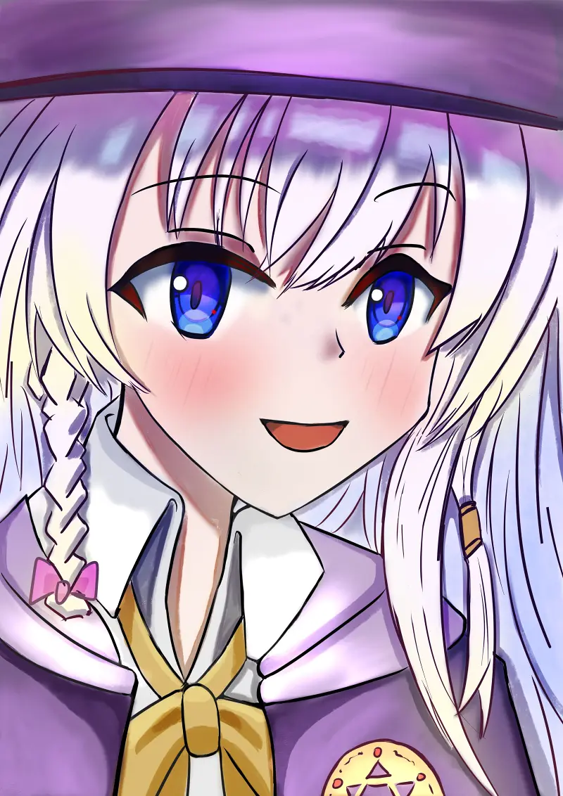 【绘画过程】伊蕾娜