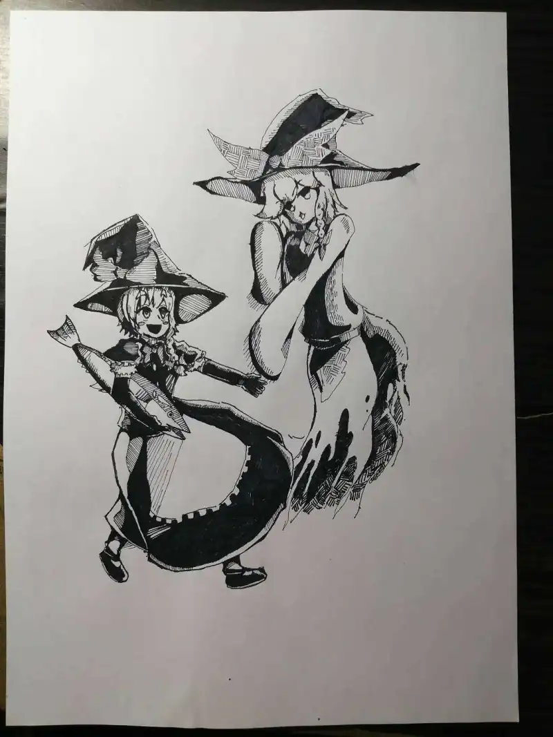 这几天的钢笔画