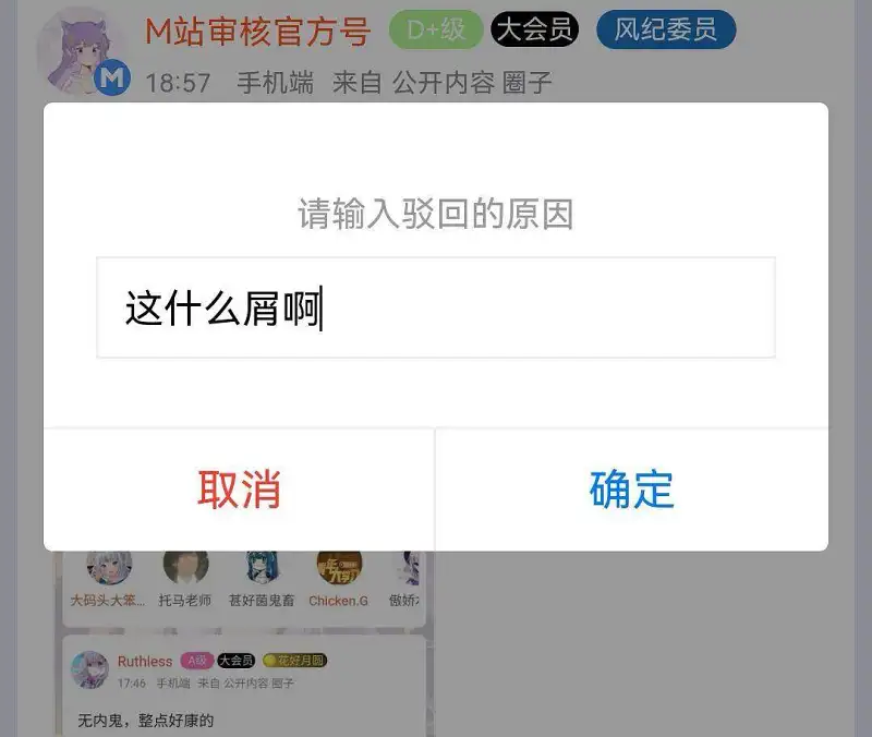 咱M站的审核可善良了呢~