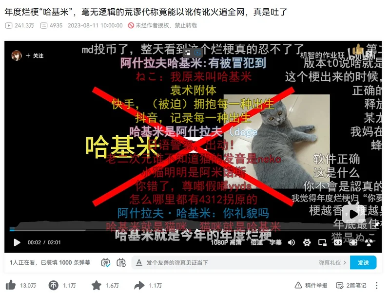 玩梗,梗文化,网络文化观察