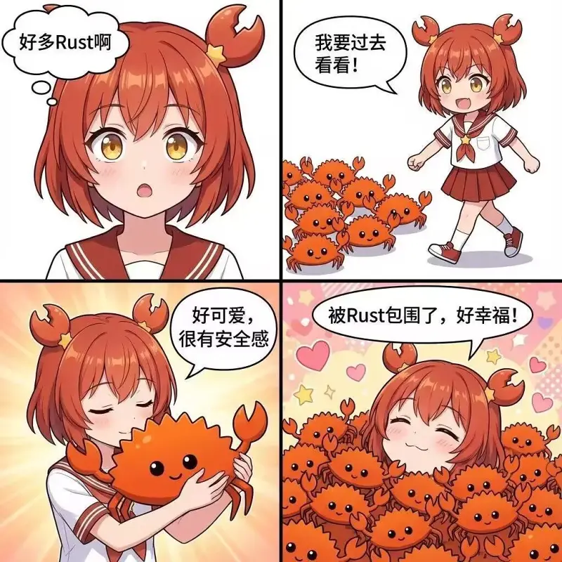 被Rust包围了，好幸福！