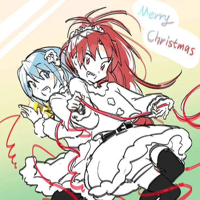 M站美图,一起百合吧