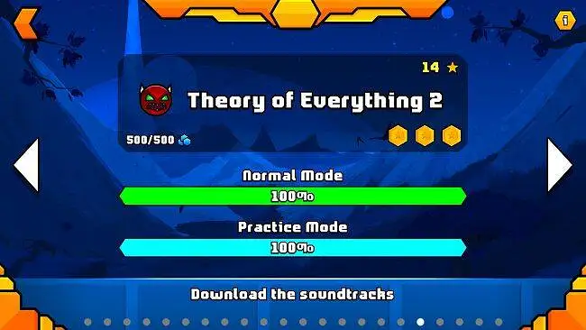 「几何冲刺」官方第十八关 | Theory of Everything 2