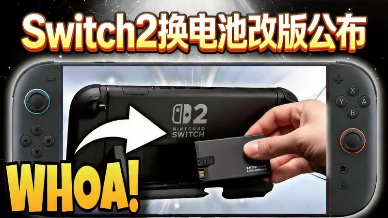 Switch2可换电池新型号公布：初代Switch将在欧盟停售