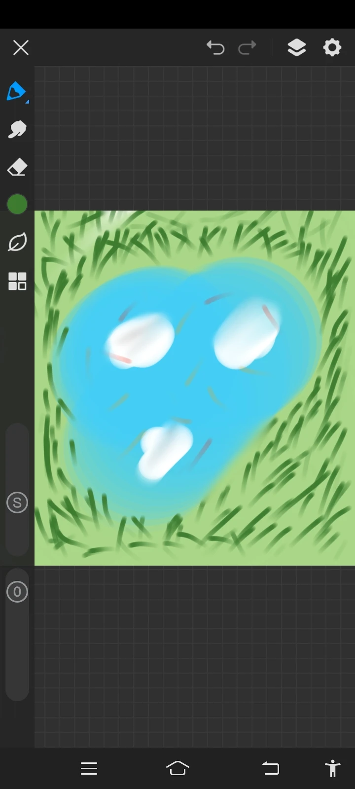 第一次用手机软件画画