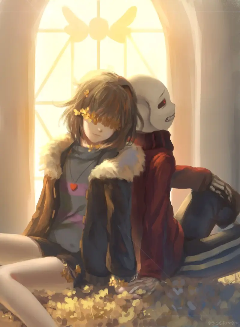 Undertale,firsk,chara,传说之下,FlowerFell,sans,fellsans,衫福,美图