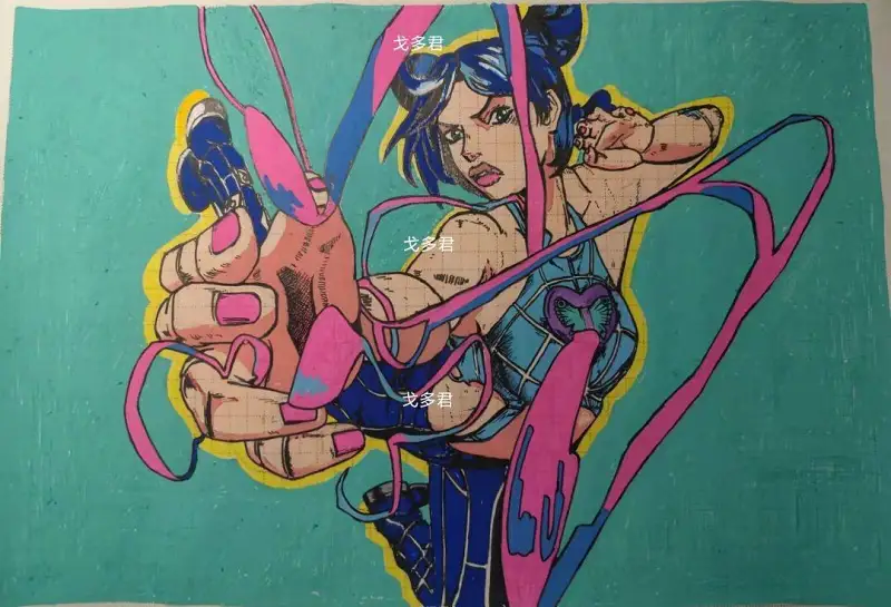 〔JOJO/徐伦〕简单手绘一个空调徐伦