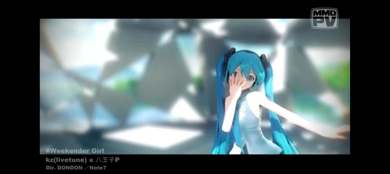 【MMD】【初音ミク】Weekender Girl