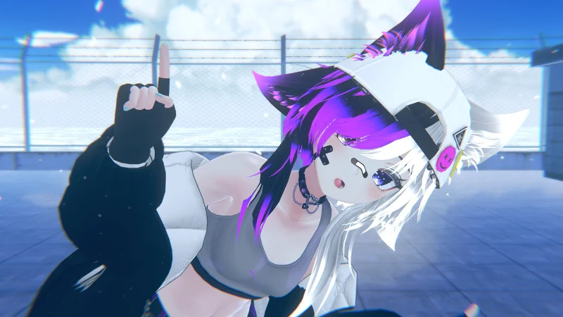 第一次玩vrc跳舞mmd好厉害啊！