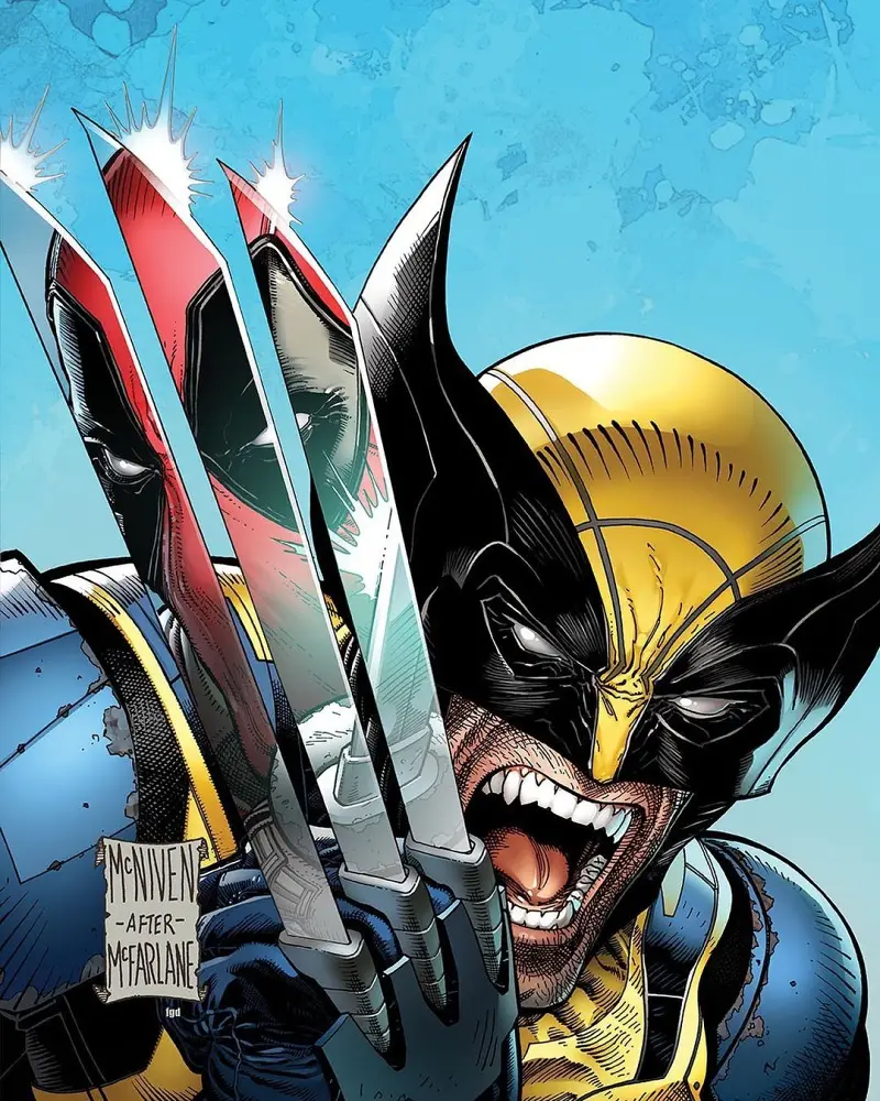漫威,漫威漫画,漫威电影,Marvel,超级英雄,死侍,金刚狼,动漫壁纸,动漫美图,美图,壁纸,绘画,插画,推特,画师推荐