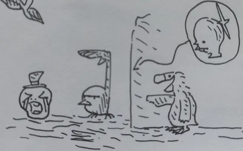 被小鸟嘲讽身高