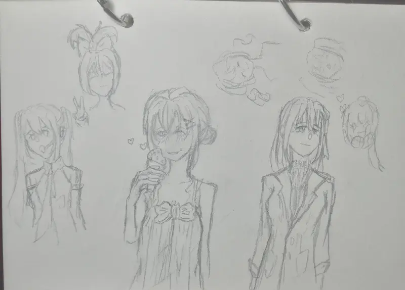 绘画创作,初音未来,OC创作,赫卡蒂