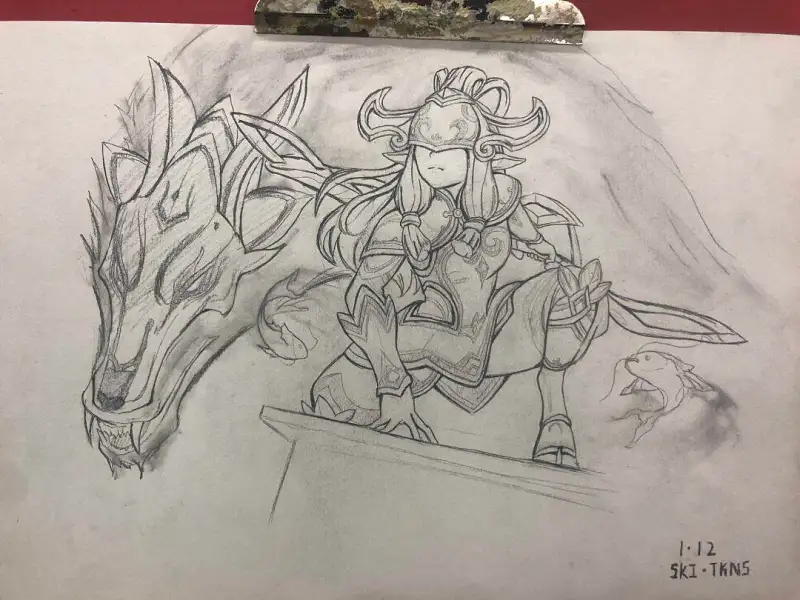 绘画创作,英雄联盟