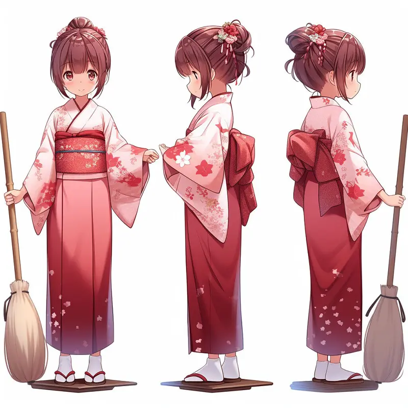 绘画创作,人设,AI绘画,三视图