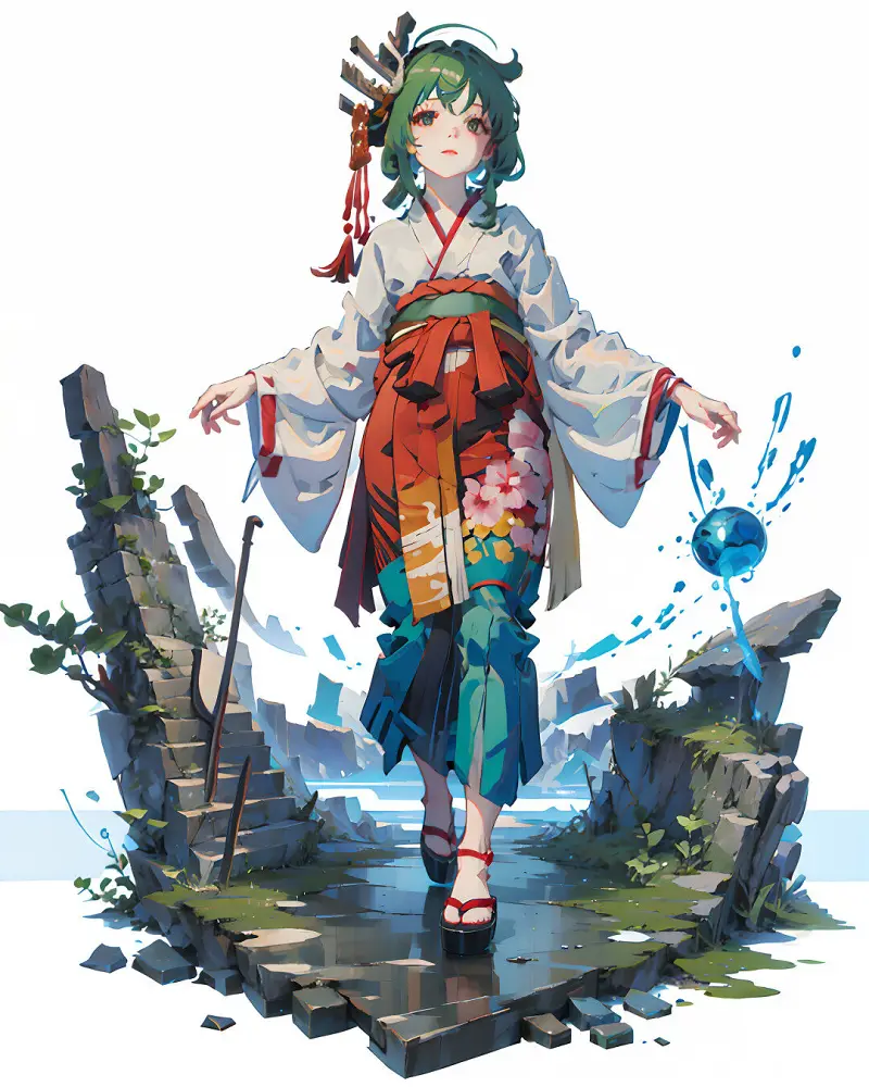 ai绘图古风女生立绘
