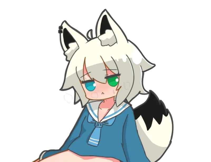 ＊奇怪坐姿的霜风？