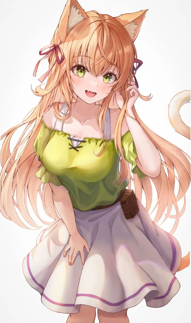 被勇者队伍开除的驯兽师邂逅最强种的猫耳少女,奏,动漫美图,动漫壁纸,美图,壁纸,绘画,插画,PIXIV