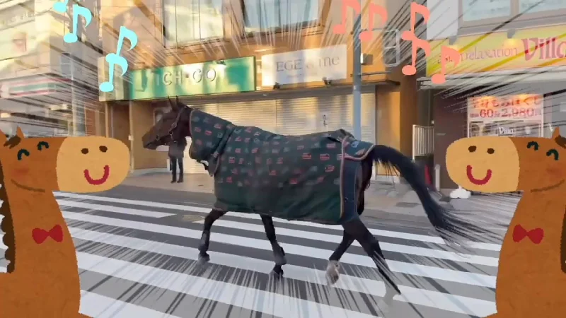 脱走した馬でナイトオブナイツ