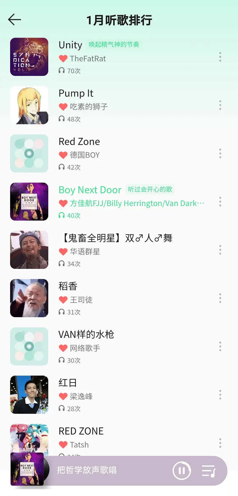 鬼畜,听歌,听歌记录