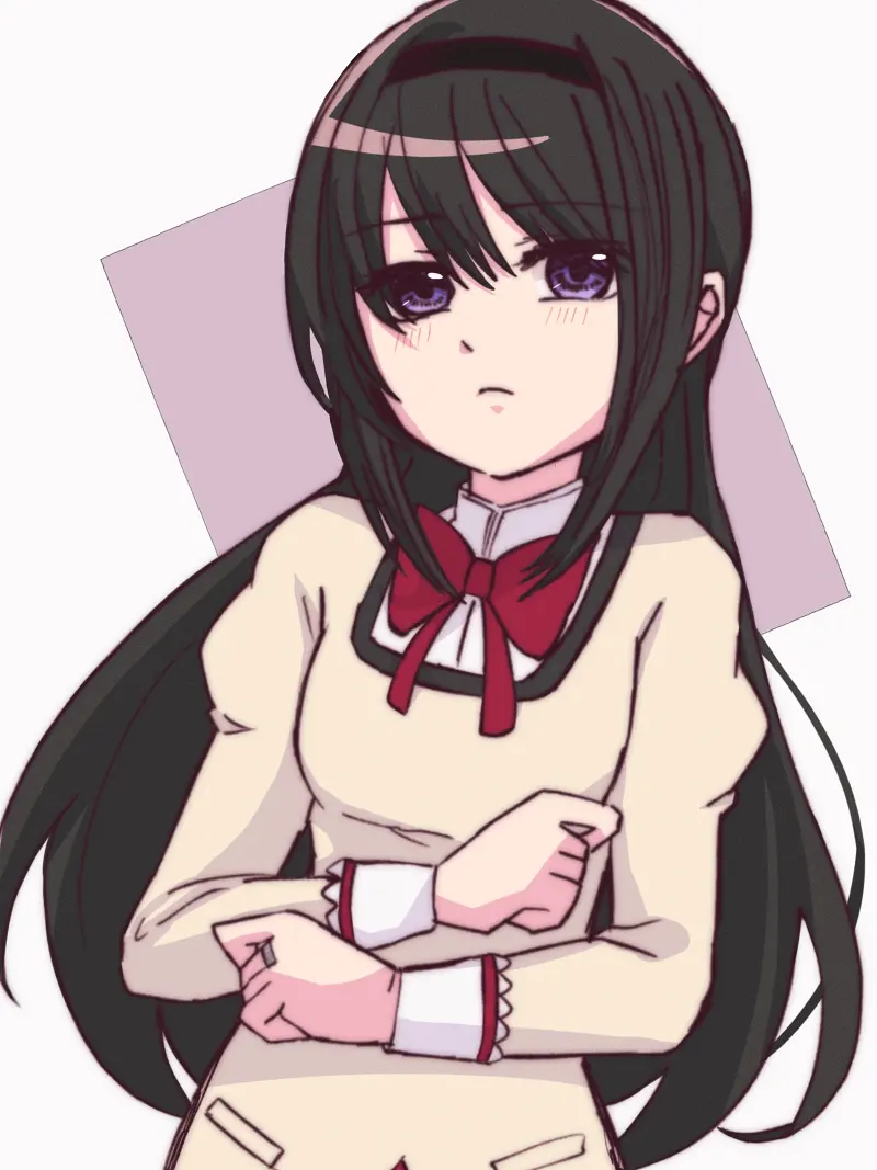 魔法少女小圆,魔法少女,晓美焰,晓美炎,动漫美图,动漫壁纸,美图,壁纸,绘画,插画,推特,画师推荐