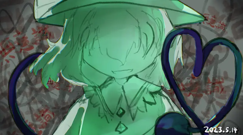 绘画创作,古明地恋,东方PROJECT同人原创