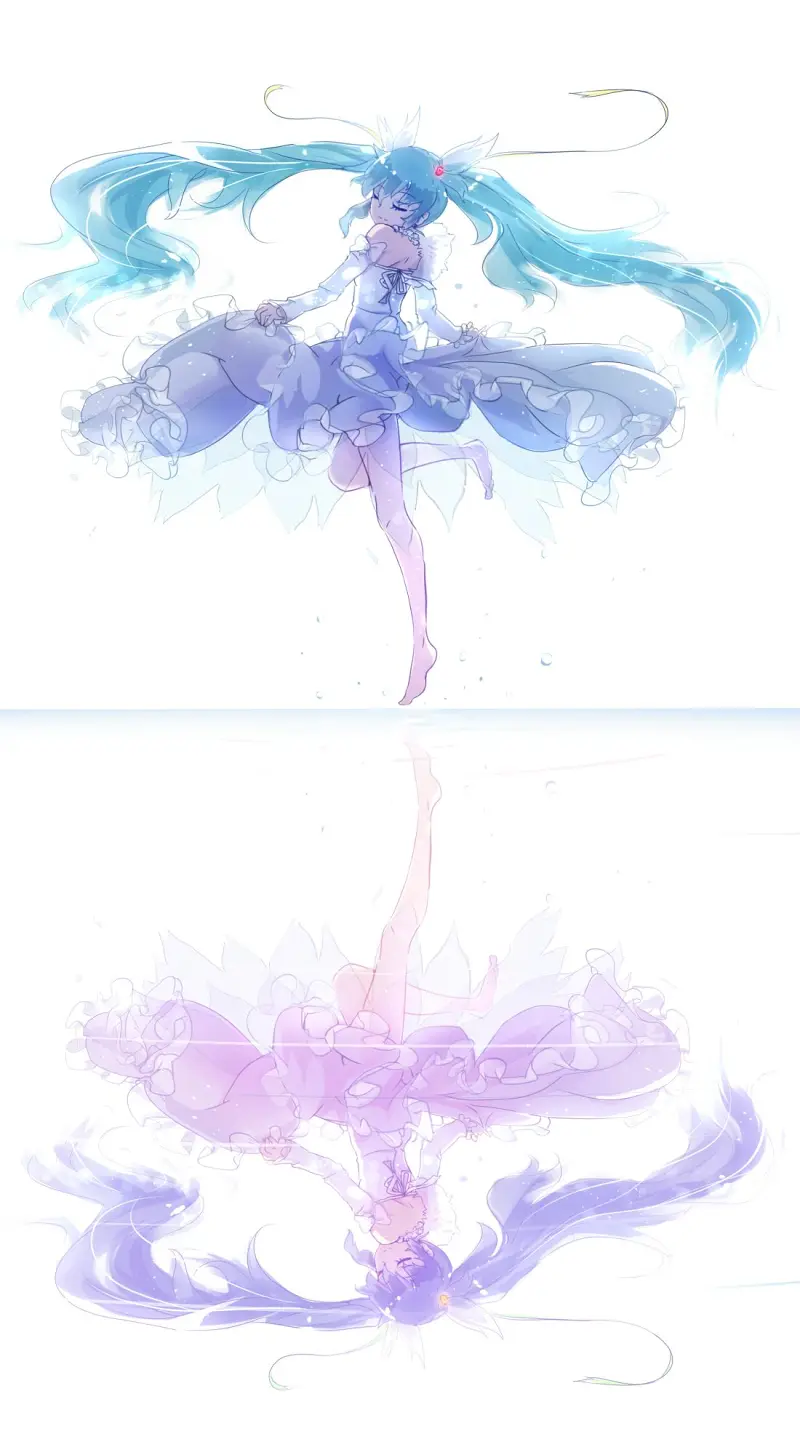 美图,hatsunemiku,初音未来,千夜,vocaloid,二次元,壁纸