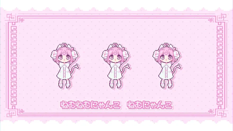 nekomo,ねこも,画师,像素,GIF,萌,可爱,萝莉